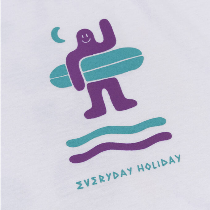 LONGSLEEVE PÓŁCZŁOWIEK PÓŁWYSEP WHITE