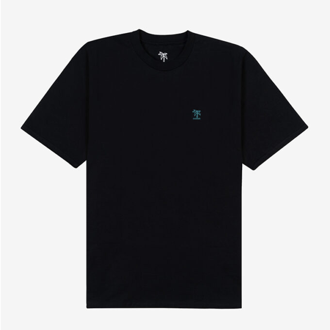 T-SHIRT PALM CASUAL BLACK