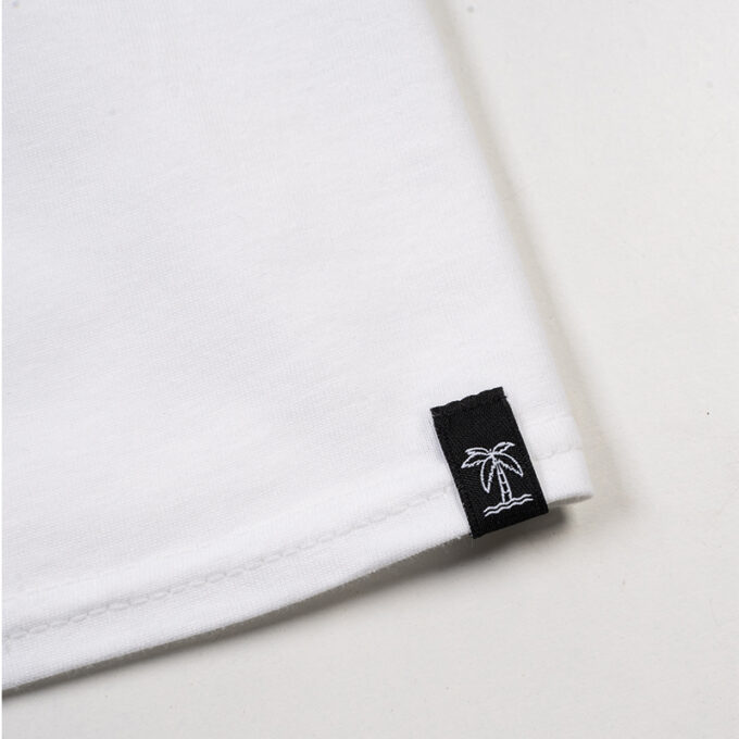 T-SHIRT PÓŁCZŁOWIEK PÓŁWYSEP WHITE