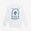 LONGSLEEVE PÓŁCZŁOWIEK PÓŁWYSEP WHITE