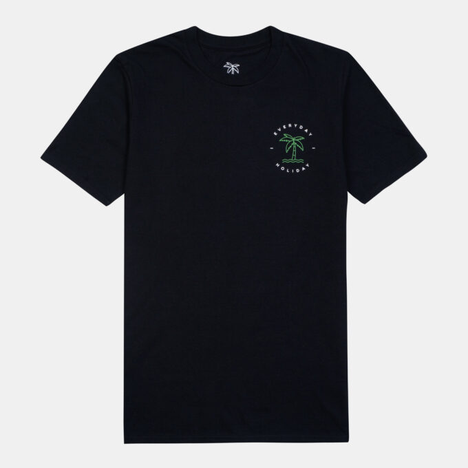 Everyday Holiday T-shirt Not Like A Tourist Black