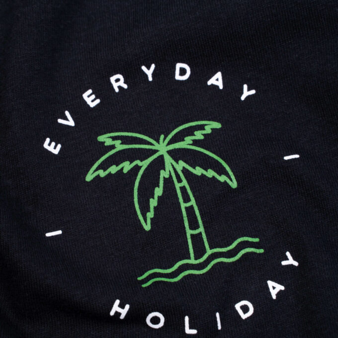 Everyday Holiday T-shirt Not Like A Tourist Black