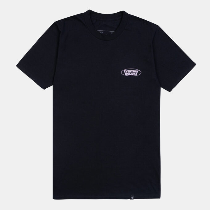 Everyday Holiday T-shirt Globetrotter Black