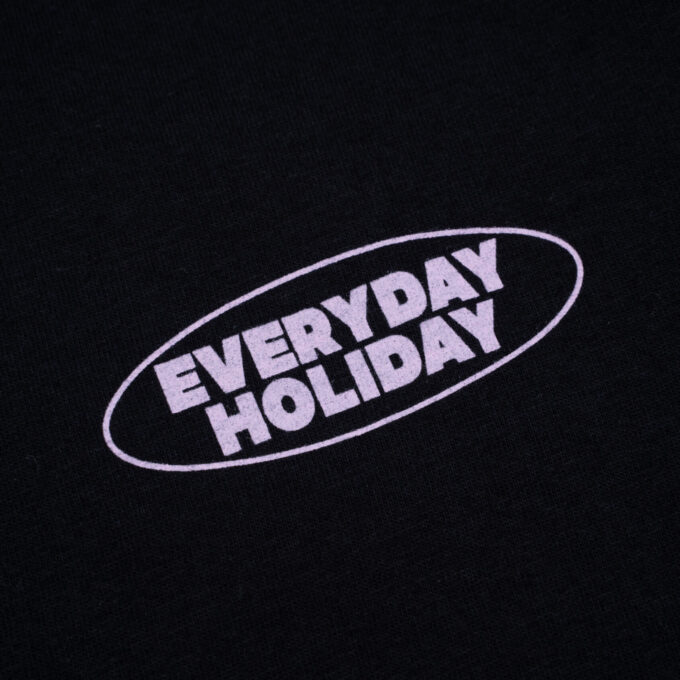 Everyday Holiday T-shirt Globetrotter Black