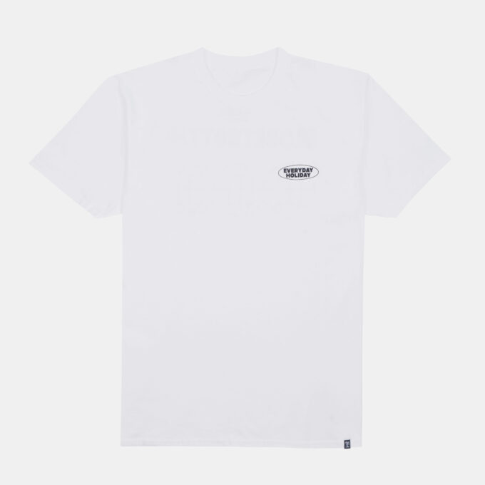 Everyday Holiday T-shirt Globetrotter White