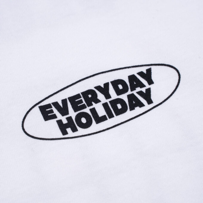 Everyday Holiday T-shirt Globetrotter White