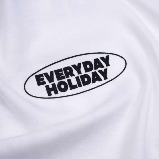 Everyday Holiday T-shirt Globetrotter White