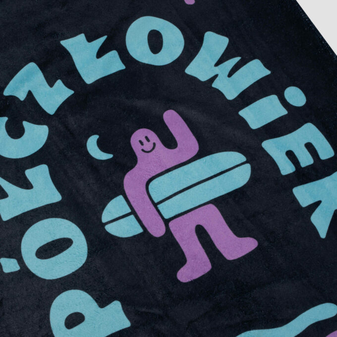 Everyday Holiday Towel Półczłowiek Półwysep Black 150cm x 75cm