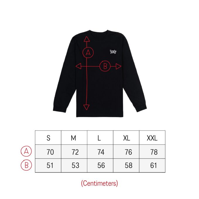 Everyday Holiday Longsleeve - Sizes - Rozmiarówka