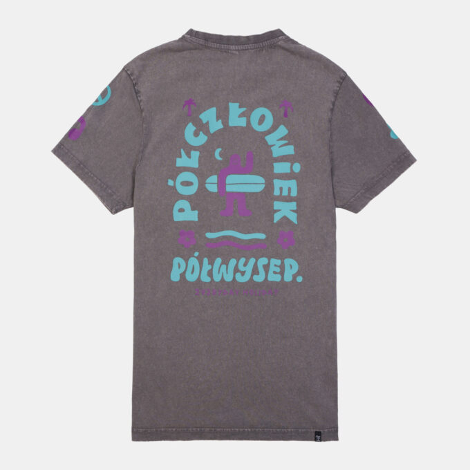 Everyday Holiday T-shirt Półczłowiek Półwysep Retro