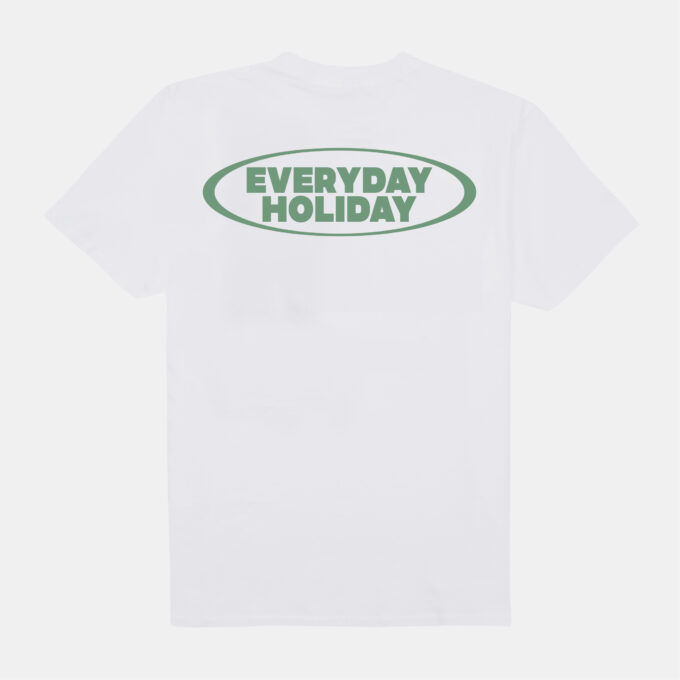 Everyday Holiday T-shirt Surf White