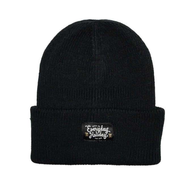 Everyday Holiday Winter Cap Black