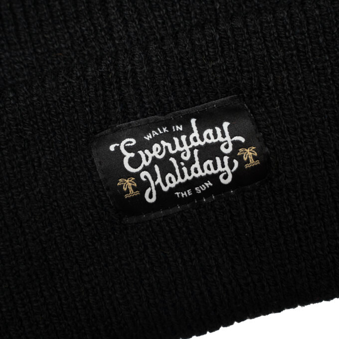 Everyday Holiday Winter Cap Black