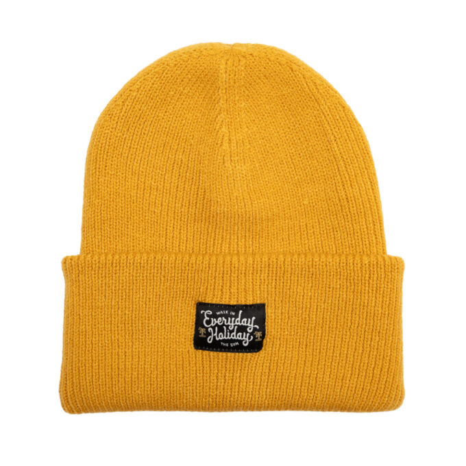 Everyday Holiday Winter Cap Mustard