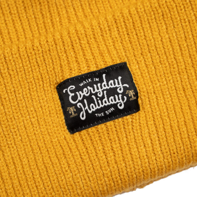 Everyday Holiday Winter Cap Mustard